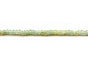 Prehnite 6mm Faceted Rondell