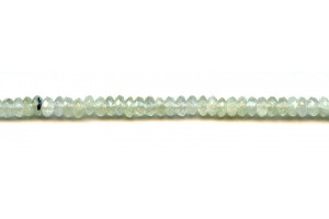 Prehnite 6mm Faceted Rondell