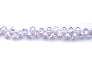 Cubic Zirconia 6x9 Flat Pear Briolette