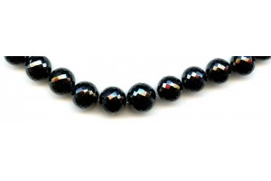 Black Spinel 8-10x Faceted Round