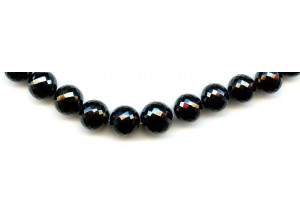 Black Spinel 8-10x Faceted Round