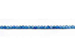 Blue Agate 4mm Faceted Round