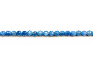 Blue Agate 6mm Faceted Round