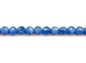 Blue Agate 10mm Faceted Round