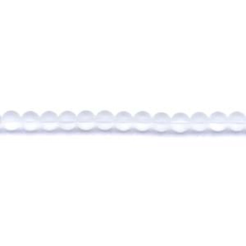 258-0108 Matte Glass <br>8mm Round