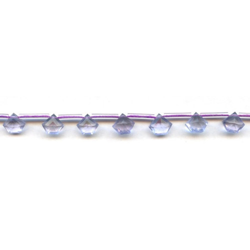 258-1015 Glass <br>8mm Pentagon Briolette