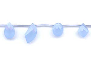 Glass (Blue) 12x Fancy Briolette