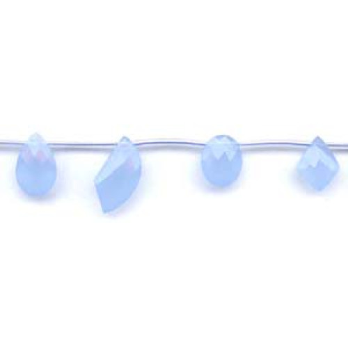 258-1055 Glass (Blue) <br>12x Fancy Briolette