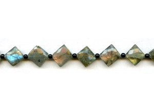 Labradorite 14-16x Faceted Diamond