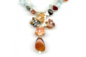 Mixed Bead 10x Necklace