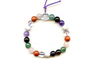 Mixed Stone 8mm Power Beads Bracelet