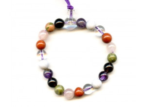 Mixed Stone 8mm Power Beads Bracelet