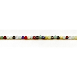 Mixed Stones 4mm Faceted Round