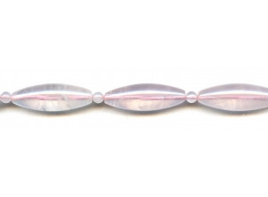 Rose Quartz 10x30 Oval Rice