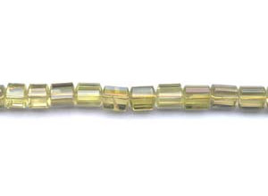 Lemon Quartz 10x12 Faceted Tri-Tube