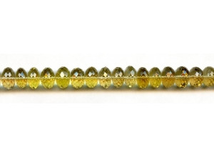 Lemon Quartz 10mm Faceted Rondell