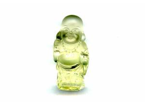 Lemon Quartz 52x Buddha Carving