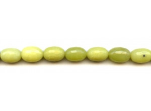 Olive Jade 10x14 Faceted Oval