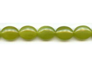 Olive Jade 15x20 Oval Pebble