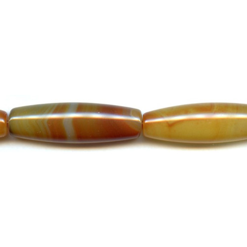 100-0666 Natural Carnelian <br>16x55 Barrel Oval