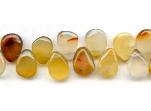 Natural Carnelian 14x19 Faceted Drop