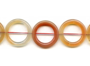 Natural Carnelian 30mm Donut