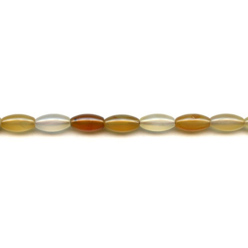 183-1063 Natural Carnelian <br>7x14 Oval Rice