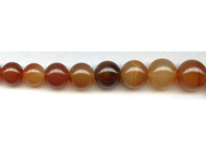 Natural Carnelian 8-16mm Round