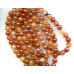 265-1232 Natural Carnelian <br>14mm Round