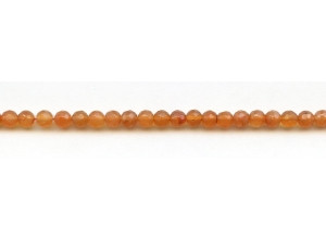 Natural Carnelian 5mm Faceted Round