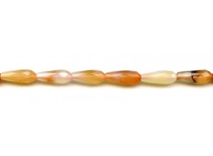 Natural Carnelian 6x16 Faceted Teardrop