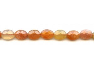 Natural Carnelian 10x14 Faceted Flat Oval