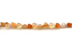 Natural Carnelian 7mm Flower