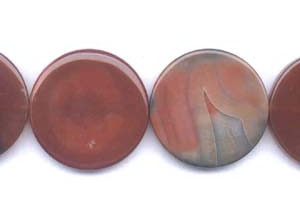 Natural Carnelian 40mm Dime