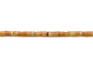 Natural Carnelian 4mm Wheel