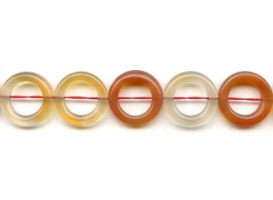 Natural Carnelian 20mm Donut