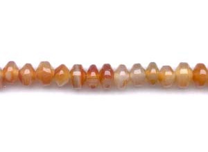 Natural Carnelian 11-13mm Abacus Rondell