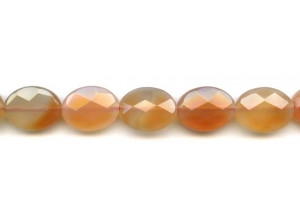 Natural Carnelian 15x20 Faceted Flat Oval