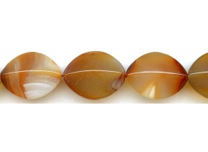 Natural Carnelian 24x30 Ridged Marquise