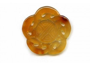 Natural Carnelian 54x Carved Pendant