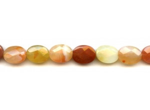 Natural Carnelian 12x16 Faceted Flat Oval