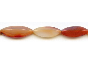 Natural Carnelian 9-13x Ridged Marquise