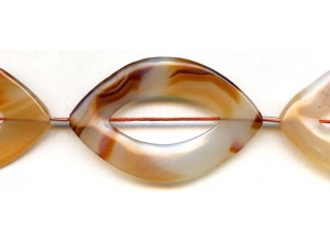 Natural Carnelian 37-40x Oval Donut