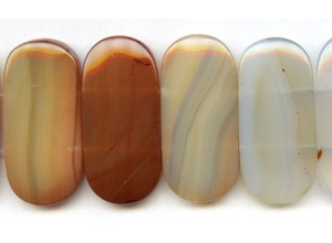 Natural Carnelian 50x24 Flat Oval Chocker