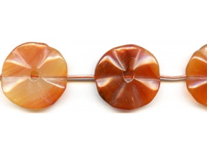 Natural Carnelian 30-32x Flower