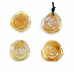 265-1790 N Carnelian <br>35-40mm Flower Pendant