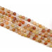 265-1798 Natural Carnelian <br>12mm Carved Round