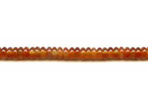 Natural Carnelian 8mm Rondell