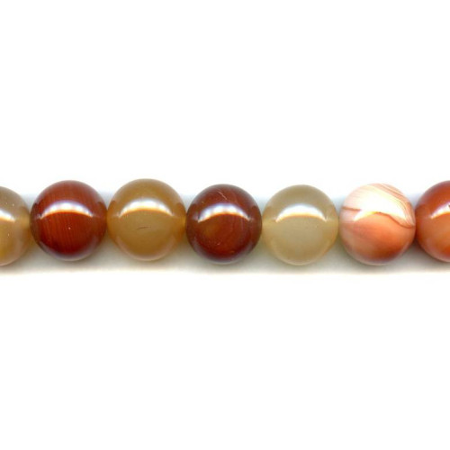 265-1816 Natural Carnelian <br>18mm Round