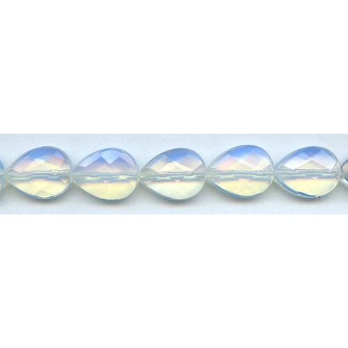 267-1013 Opalite <br>15x20 Faceted Flat Pear